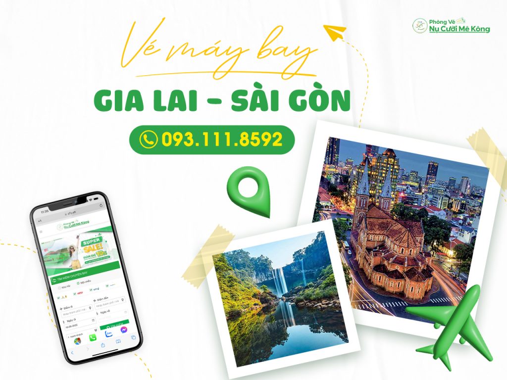 Vé máy bay Gia Lai Sài Gòn giá rẻ