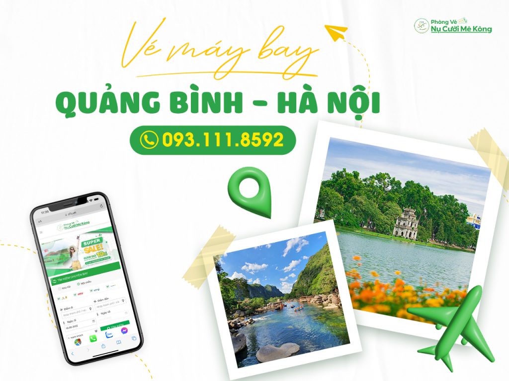 Vé máy bay Quảng Bình Hà Nội giá rẻ