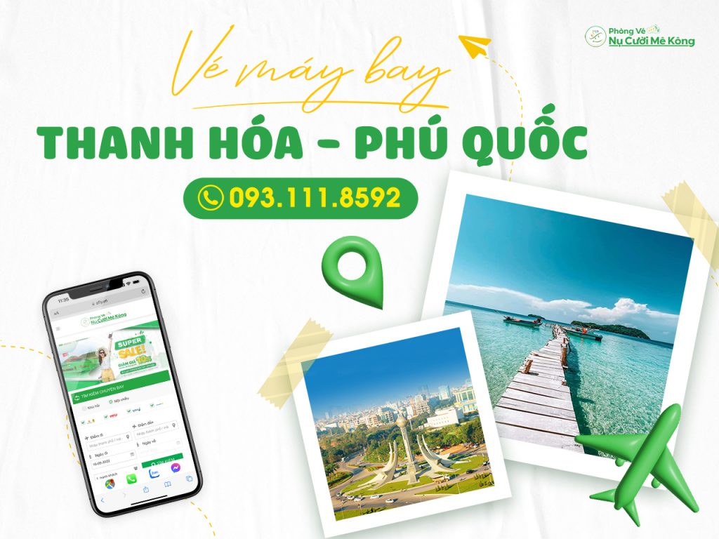 Vé may bay Thanh Hóa Phú Quốc giá rẻ