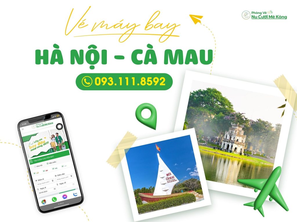 Vé máy bay Hà Nội Cà Mau giá rẻ avt